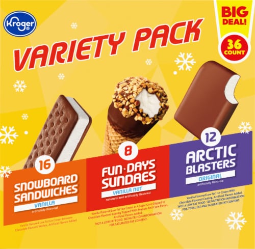 Kroger® Variety Pack Assorted Frozen Novelties BIG DEAL! Perspective: right
