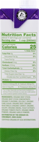 Simple Truth Organic® Fat Free Beef Stock Perspective: right