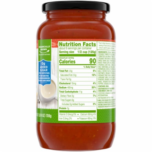 Simple Truth Organic® Vodka Pasta Sauce Perspective: right