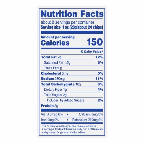 Kroger® Sour Cream & Onion Potato Chips Perspective: right