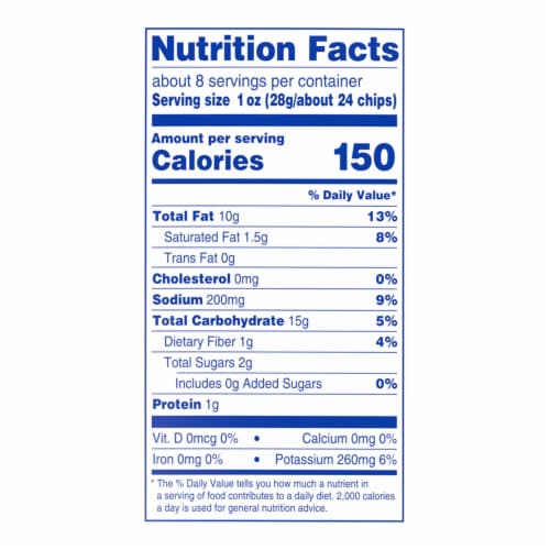 Kroger® Salt & Vinegar Potato Chips Perspective: right