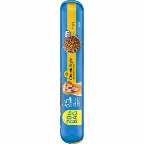 Pet Pride® Chicken Flavor Chunk Style Dry Dog Food Perspective: right