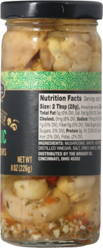 Private Selection® Marinated Garlic Mushrooms Perspective: right