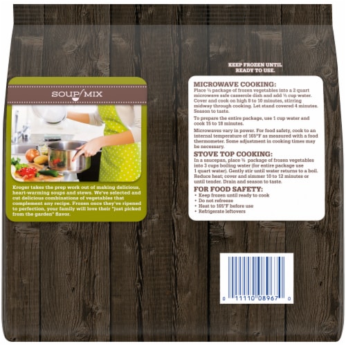 Kroger® Soup Mix Frozen Stew Vegetables Perspective: right