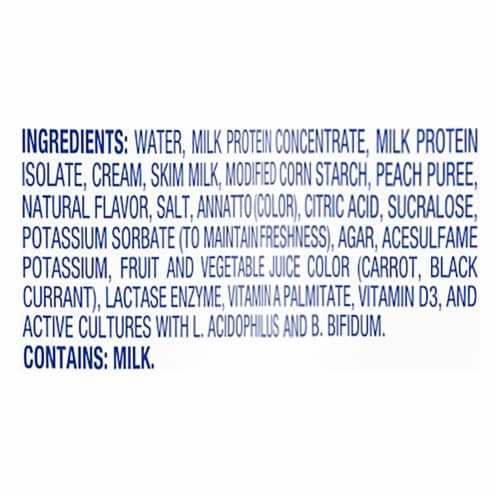 Kroger® CarbMaster® Peach Protein Smoothie Perspective: right