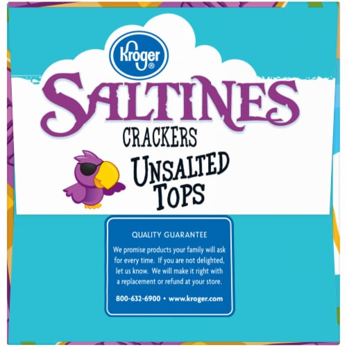 Kroger® Unsalted Tops Saltines Crackers Perspective: right