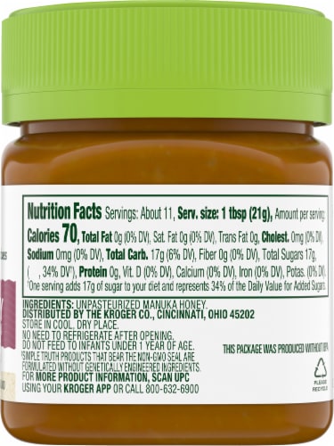 Simple Truth® Monofloral Raw Manuka Honey Perspective: right