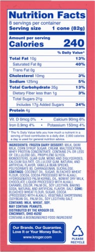 Kroger® Cookies & Cream Frozen Dairy Dessert Cones Perspective: right