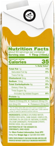 Simple Truth™ Oatmilk Non-Dairy Caramel Creamer Perspective: right