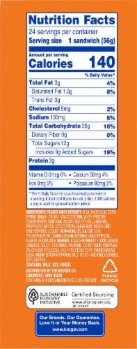Kroger® Vanilla Frozen Dairy Dessert Snowboard Sandwiches Perspective: right