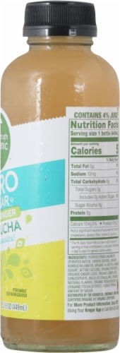 Simple Truth Organic™ Zero Sugar Lemon Ginger Kombucha Perspective: right