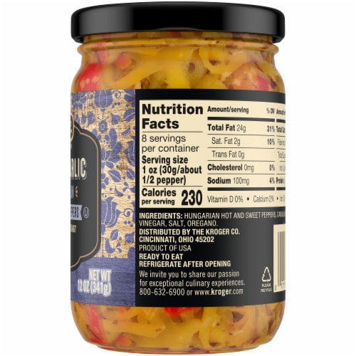 Private Selection® Zesty Garlic Hungarian Sliced Wax Peppers Perspective: right