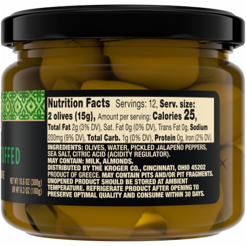 Private Selection® Jalapeno Stuffed Green Olives Perspective: right