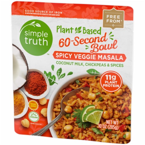 Simple Truth™ Plant Based Spicy Veggie Masala Bowl Perspective: right