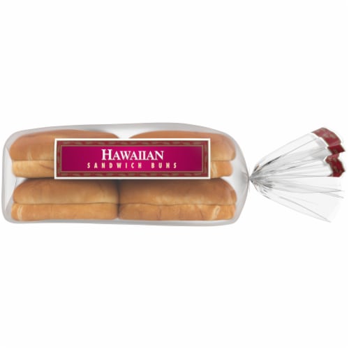Western Hearth® Hawaiian Extra Large Sandwich Buns Perspective: right
