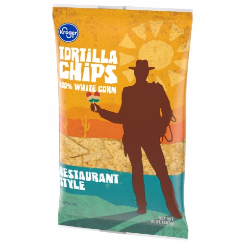Kroger® White Corn Restaurant Style Tortilla Chips Perspective: right