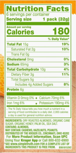 Simple Truth® Honey Almond Butter Pouch Perspective: right