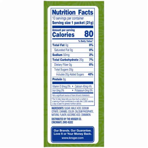 Kroger® Naturally Flavored Spiced Cider Instant Drink Mix Perspective: right