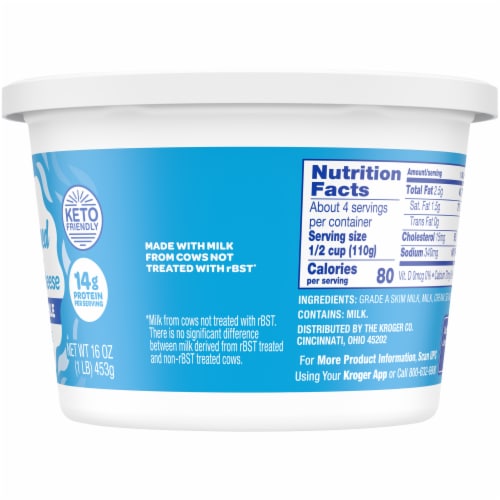Kroger® 2% Whipped Low Fat Cottage Cheese Perspective: right
