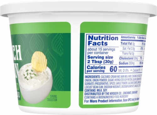 Kroger® French Onion Sour Cream Dip & Spread Perspective: right