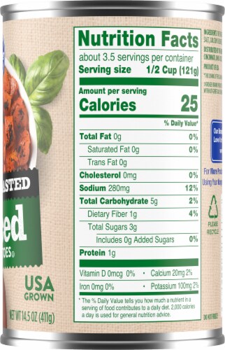 Kroger® Fired Roasted Diced Tomatoes Perspective: right