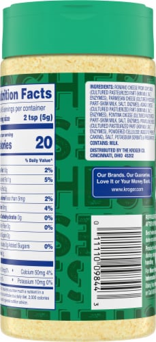 Kroger® Grated Italian Style 5 Cheese Blend Perspective: right