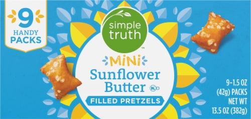 Simple Truth™ Mini Sunflower Butter Filled Pretzels Perspective: right