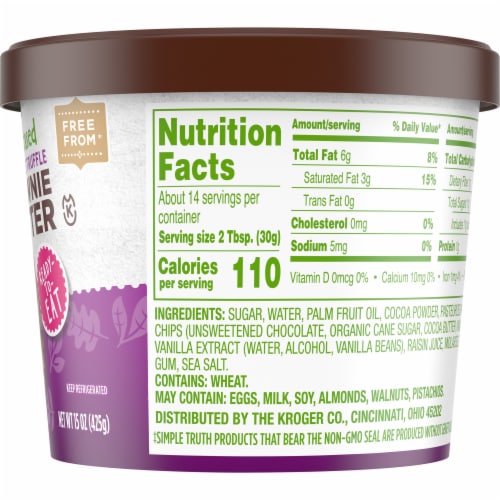 Simple Truth™ Plant-Based Chocolate Truffle Brownie Batter Perspective: right