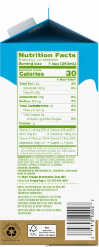 Simple Truth™ Unsweetened Vanilla Almond Milk Perspective: right