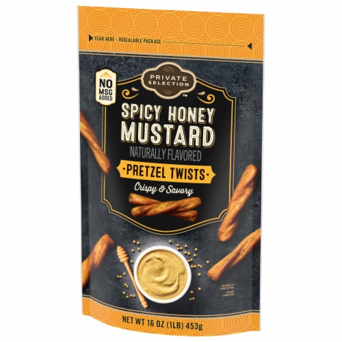 Private Selection® Spicy Honey Mustard Pretzel Twists Perspective: right