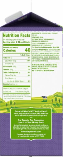 Simple Truth Organic® Half & Half 1/2 Gallon Perspective: right
