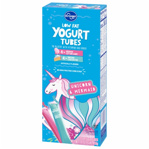 Kroger Unicorn & Mermaid Kids Yogurt Tubes Perspective: right