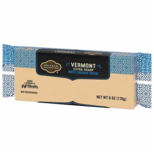 Private Selection® Vermont Extra Sharp White Cheddar Block Cheese Perspective: right