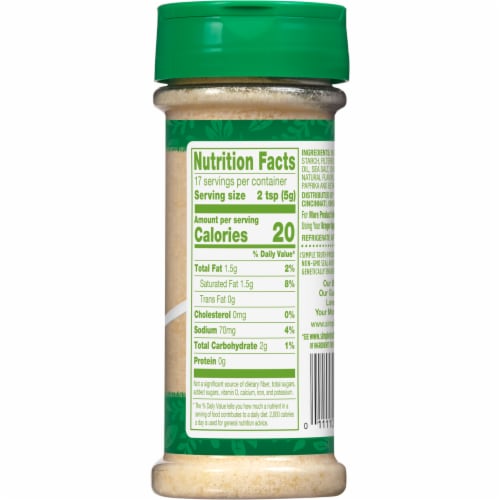 Simple Truth™ Plant-Based Non-Dairy Parmesan Style Cheez Perspective: right