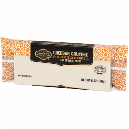 Private Selection® Cheddar Gruyere Block Cheese Perspective: right