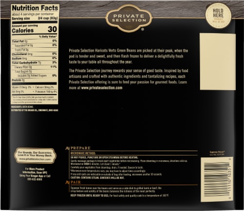 Private Selection® Frozen Green Beans Haricots Verts Perspective: right