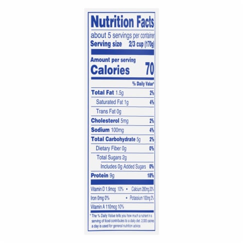 Kroger® CARBmaster® Peach Lactose Free Yogurt Tub Perspective: right