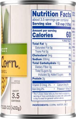 Kroger® Supersweet Golden Whole Kernel Corn Perspective: right