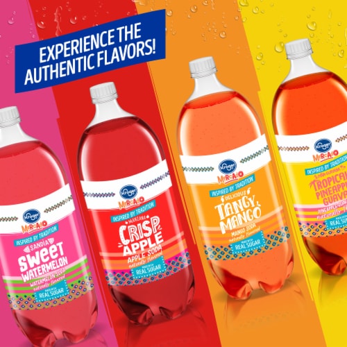 Kroger® Mercado Sweet Watermelon Soda Bottle Perspective: right