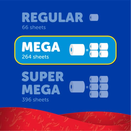 Kroger® Ultra Strong Mega Roll Toilet Paper Perspective: right