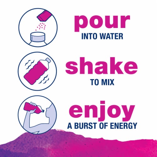 Kroger® Energy Zero Sugar Wildberry Drink Mix Packets Perspective: right