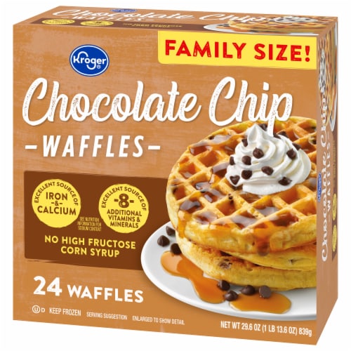 Kroger® Chocolate Chip Waffles Perspective: right