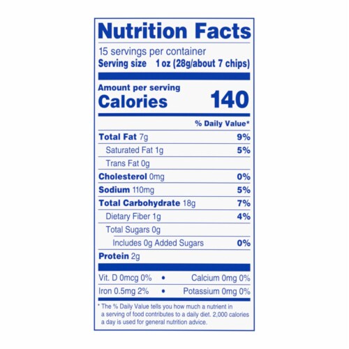 Kroger® Cupz Tortilla Chips Perspective: right