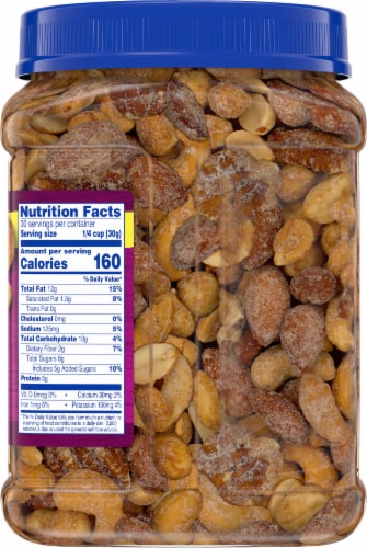 Kroger Honey Roasted Mixed Nuts Perspective: right