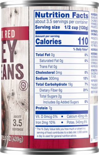 Kroger® Dark Red Kidney Beans Perspective: right