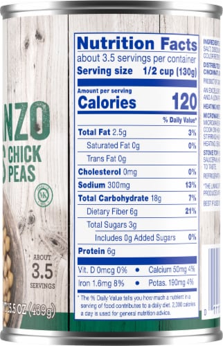 Kroger® Garbanzo Beans Perspective: right
