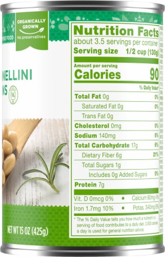 Simple Truth Organic® Cannellini Beans Perspective: right