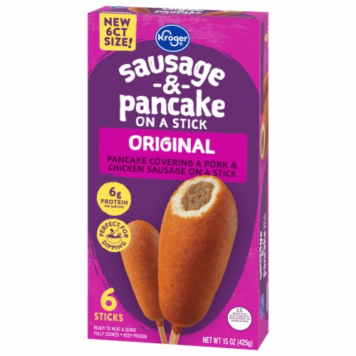 Kroger® Original Flavor Sausage and Pancake on a Stick Perspective: right