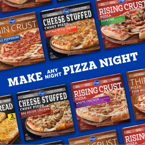 Kroger® Cheese Stuffed Crust BBQ Recipe Chicken Pizza Perspective: right