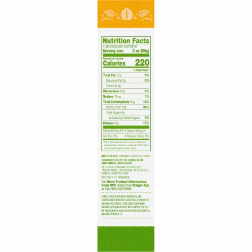 Simple Truth Organic® Gluten Free Chickpea Shells Pasta Perspective: right